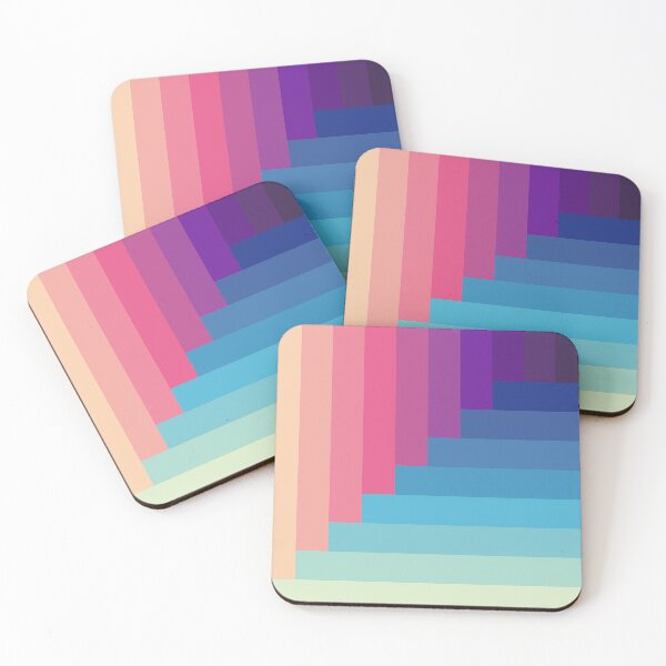 Item preview, Tsukumogami - Abstract Colorful Retro Style Stripe Pattern designed and sold by Retro-Rocket.