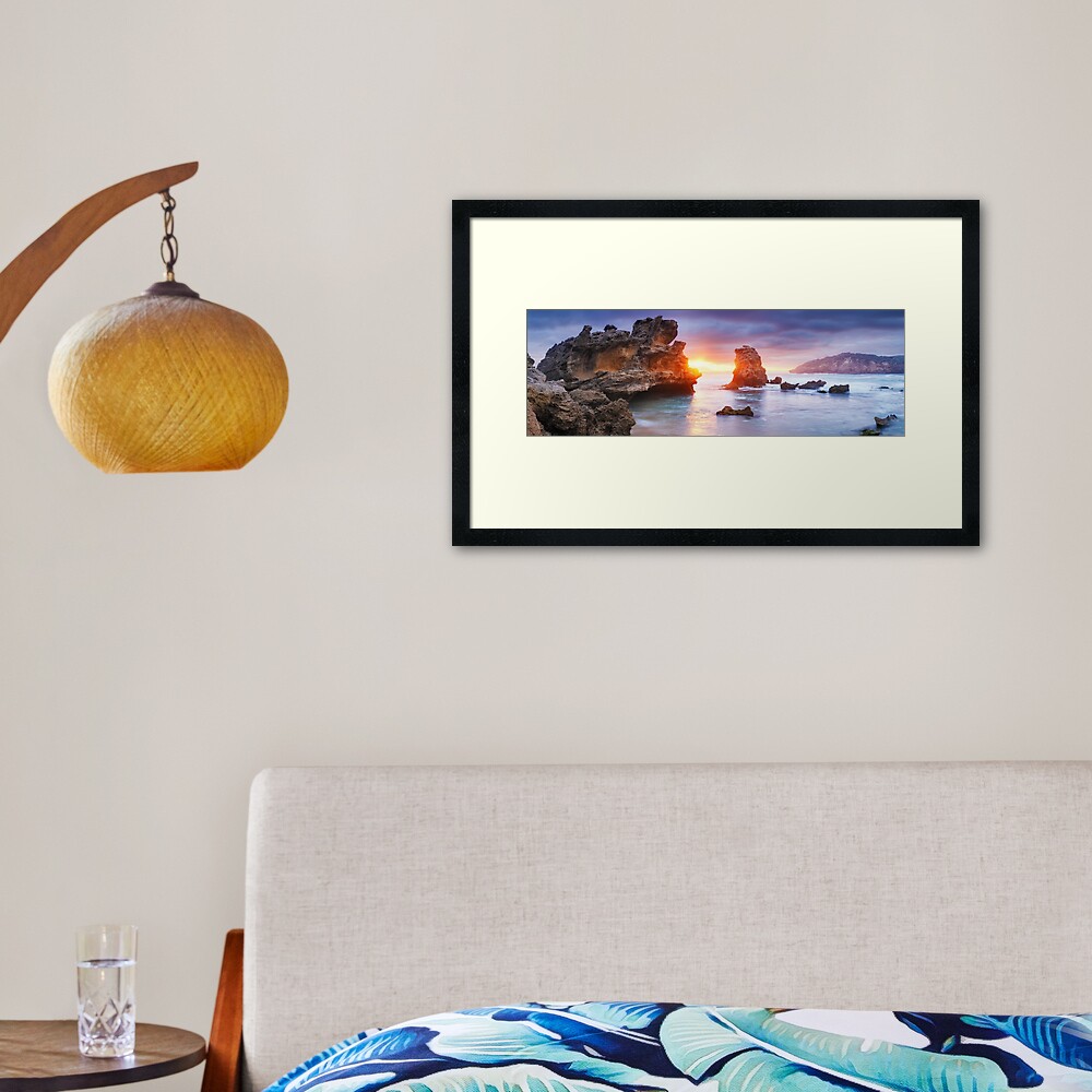 Bridgewater Bay, Mornington Peninsula, Victoria, Australia Framed Art Print