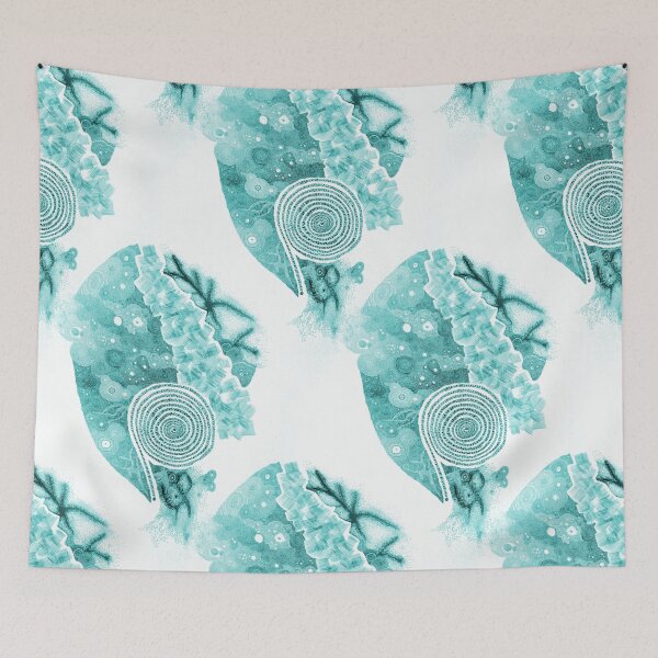 Item preview, Carrickalinga Sands Aqua designed and sold by TripodDogShop.