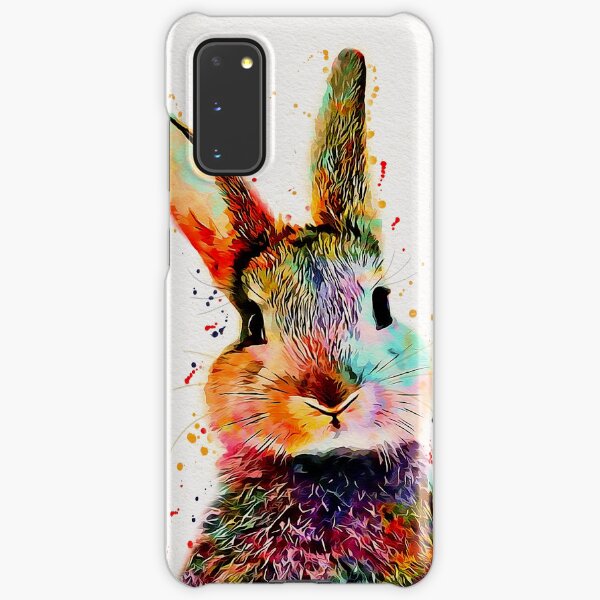 Rabbit Watercolor Art Work Samsung Galaxy Snap Case