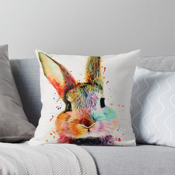 Item preview, Rabbit Watercolor Art Work  designed and sold by mugdesignstudio.
