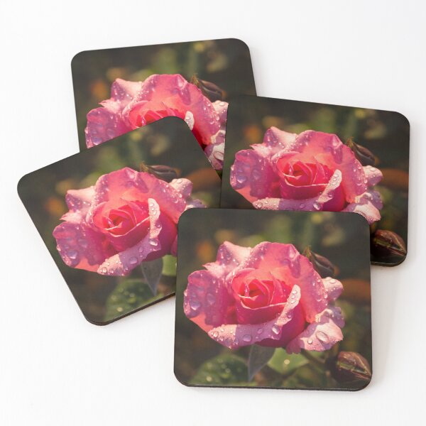 Item preview, Rose and Rain - Juicy Pink Rosebud designed and sold by Georgia Mizuleva.