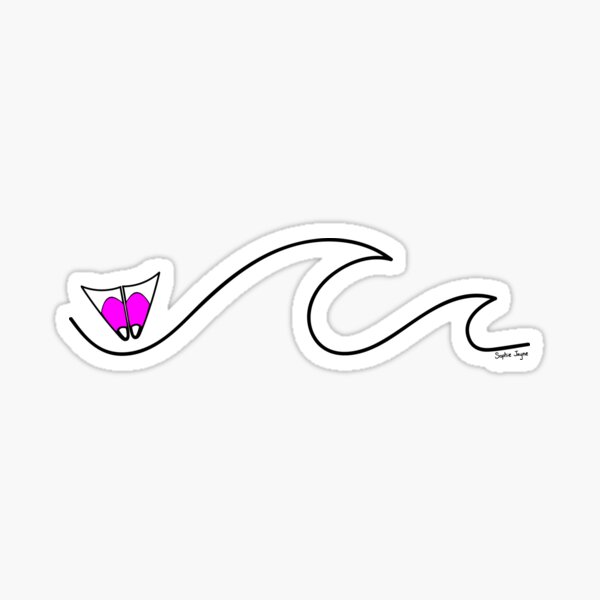 Cuentos de bodyboard - Rosa Pegatina