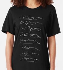 F1 Decades Black Slim Fit T-Shirt