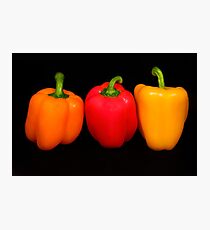 Three Bell Peppers #2 Photographic Print