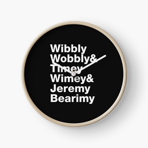 Item preview, Wibbly Wobbly & Timey Wimey & Jeremy Bearimy designed and sold by KingPagla.