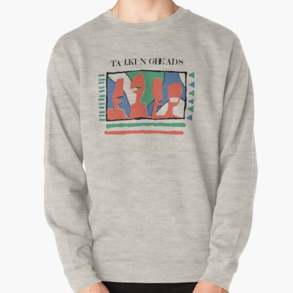 Talking Heads Funny Art Work Graphic Design Yellow Tshirt Pullover Sweatshirt