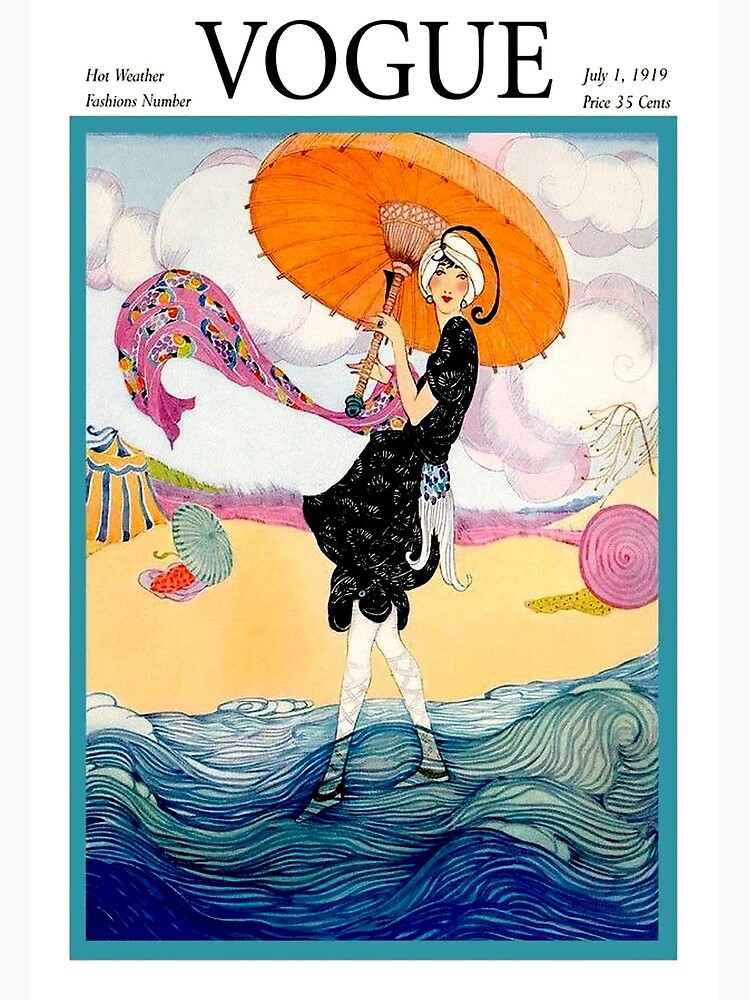 VOGUE : Vintage 1919 Magazine Advertising Print by posterbobs