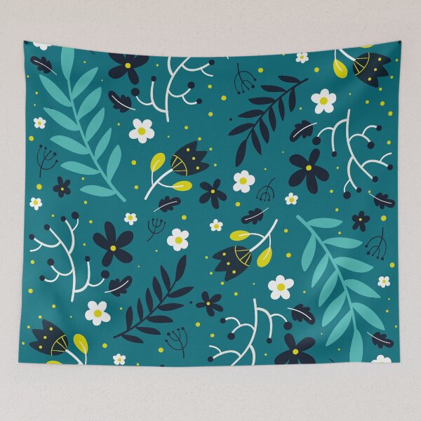 Item preview, Colorful Flowers Pattern designed and sold by stylebytara.