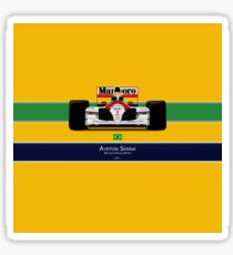 Ayrton Senna - McLaren MP4/6 Sticker