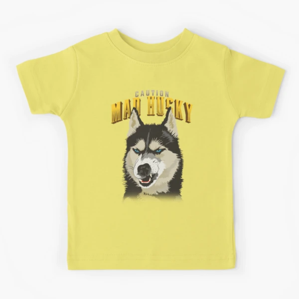 Caution Mad Husky Siberian Husky Dog Funny