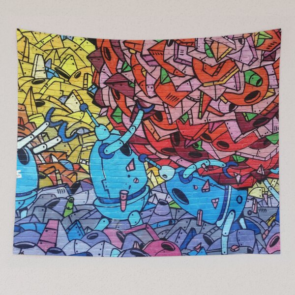 Item preview, Robot Graffiti  designed and sold by pinkarmy25.