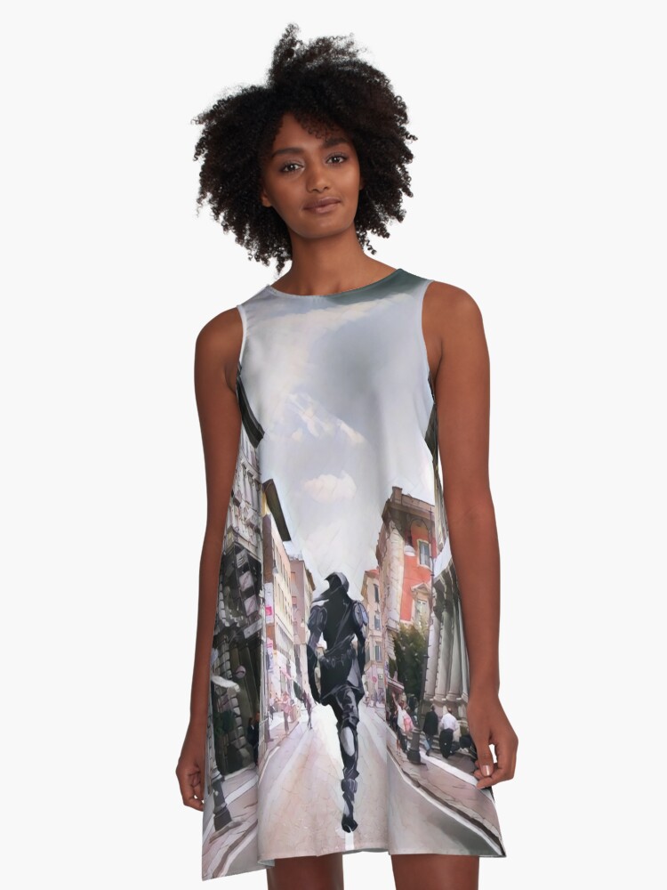 Silver Chariot Requiem A Line Dress By Duwangclothing Redbubble