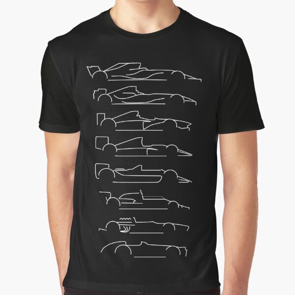 F1 Decades Black Graphic T-Shirt