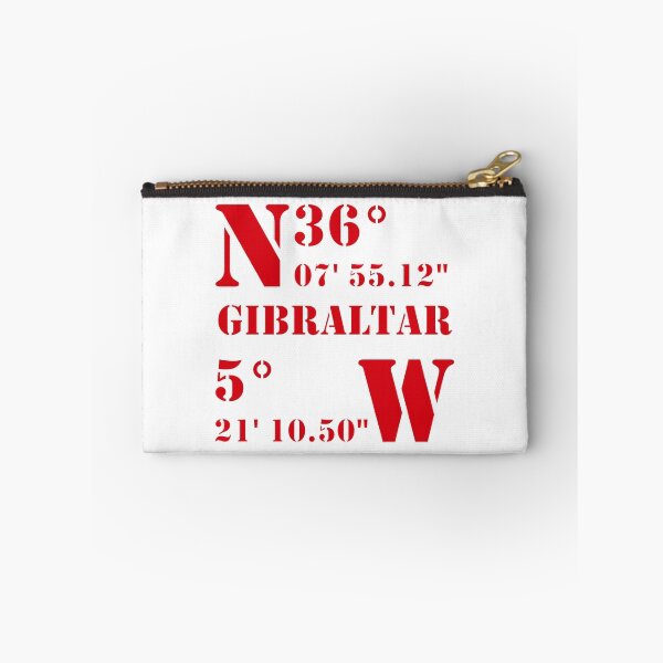 Item preview, Gibraltar Latitude and Longitude designed and sold by CoolYule.