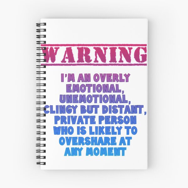 Item preview, Personality warning  designed and sold by AuDHDesigns AUS .