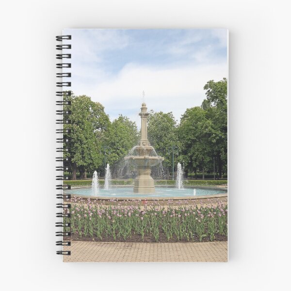 Item preview, park with fountain Eger Hungary designed and sold by goceris.