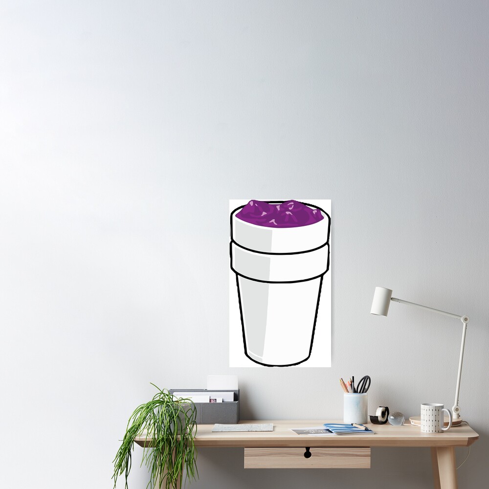 "DOUBLE CUP LEAN" Poster for Sale by elchicodelab | Redbubble