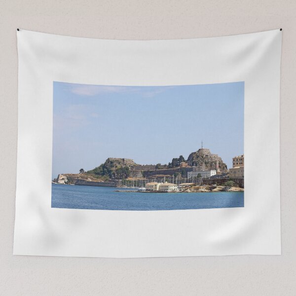 Item preview, old fortress Corfu town cityscape designed and sold by goceris.