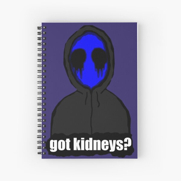 Creepy Meme Spiral Notebooks Redbubble - eyeless jack roblox roblox meme on meme