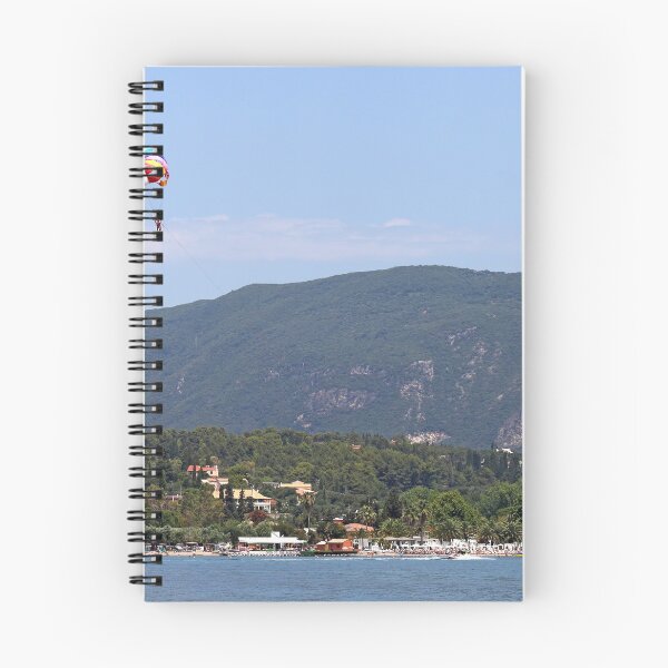 Item preview, parasailing on blue sky Corfu island summer season designed and sold by goceris.