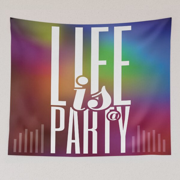 Item preview, Life Is A Party designed and sold by leen12 Art Designs Prints.