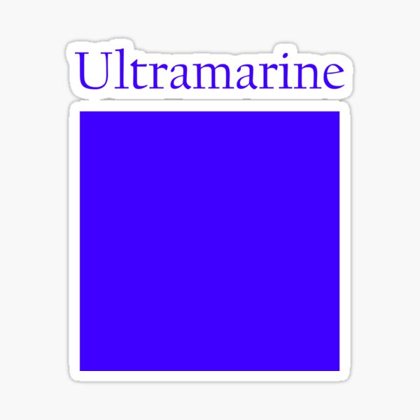 Item preview, Ultramarine Color Quadrat designed and sold by Dator.