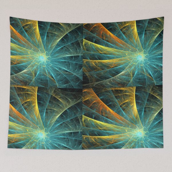 Item preview, Aqua Orange Spiral designed and sold by KimSyOk.