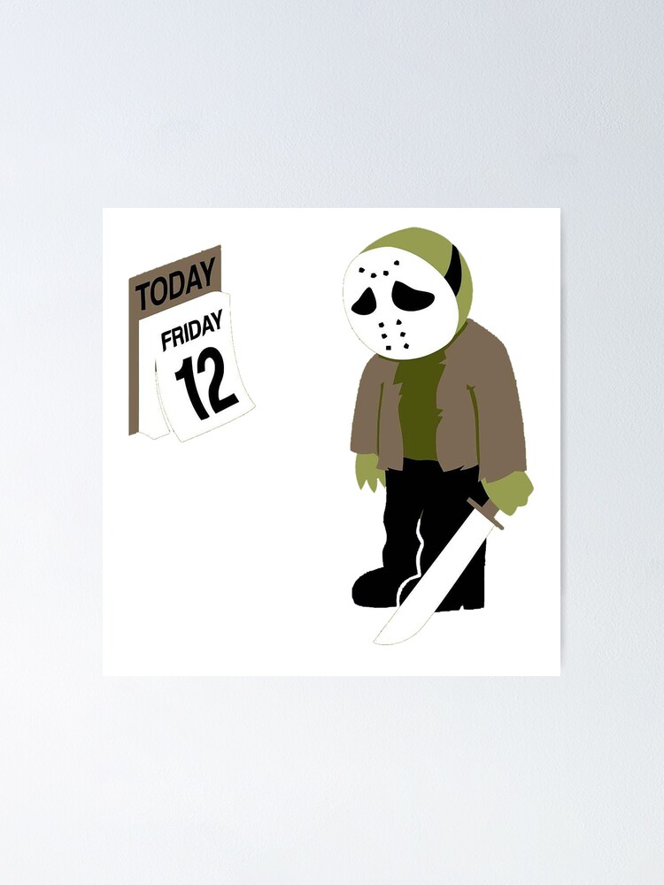 Friday The 13th Horror Movie Mouse Pad - Low Profile Gaming & Office Desk Mat