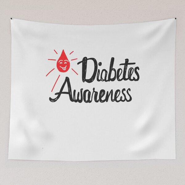 Artikelvorschau, Diabetes-Bewusstsein T-Shirt entworfen und verkauft von Oles Bielienkyi.