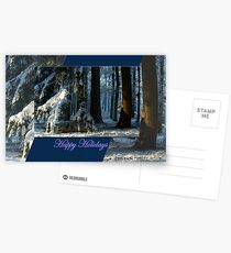 Pines Doorway - Happy Holidays Postcards