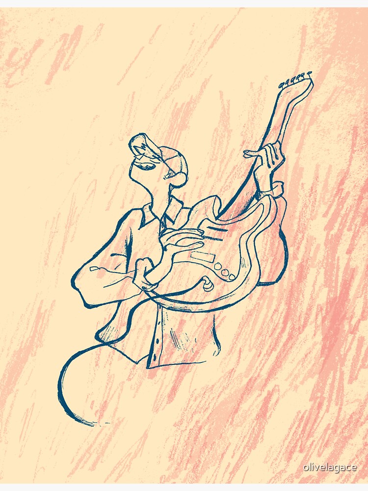 Thumbnail 3 of 3, Sticker, hc doodle designed and sold by olivelagace.