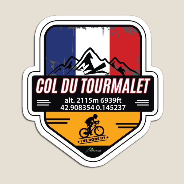 Item preview, Col du Tourmalet France Sticker T-Shirt I've Done It!  designed and sold by OuterShellUK.