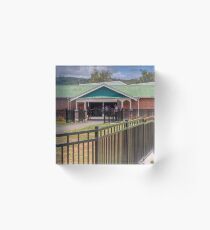 Trentham Racecourse Stables Acrylic Block