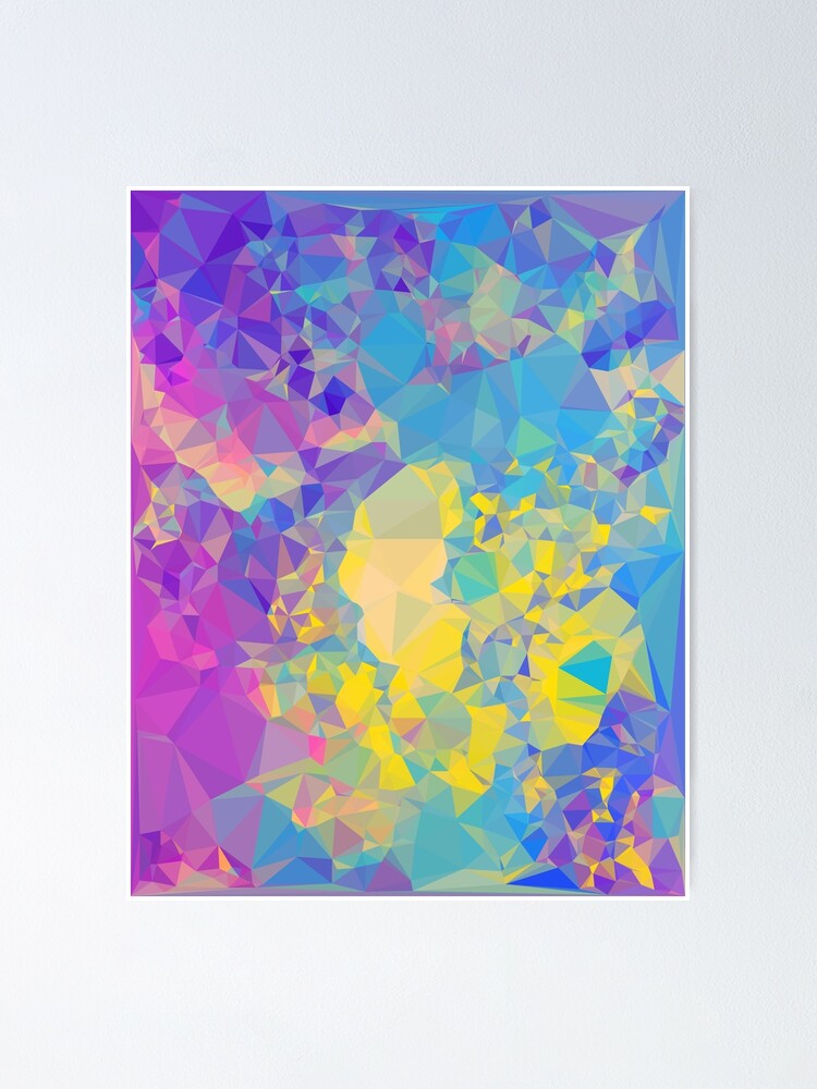 Alternate view of Polystone - Digital Abstract Poster
