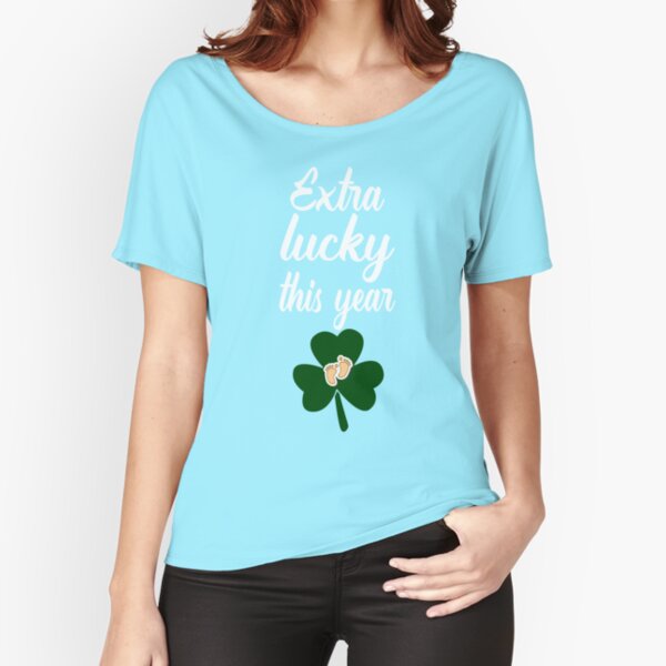 Patrick & del día de fiesta de mujer T-Shirt Lucky iluminado Gracioso Shamrock St