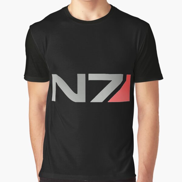 Vista previa del artículo con la obra «Gráfico de Mass Effect N7», diseñado y vendido por PunkyCat.
