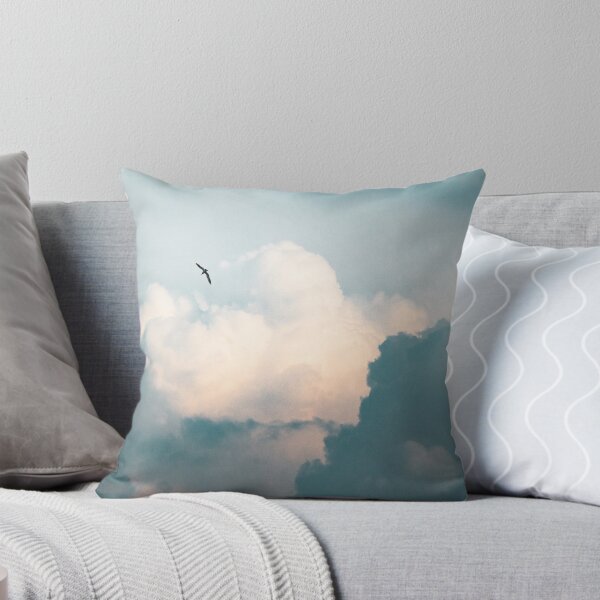 Item preview, Seagull flies in a background with foamy clouds designed and sold by Fa scri.
