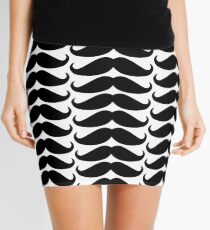 Funny Mustache Mini Skirt