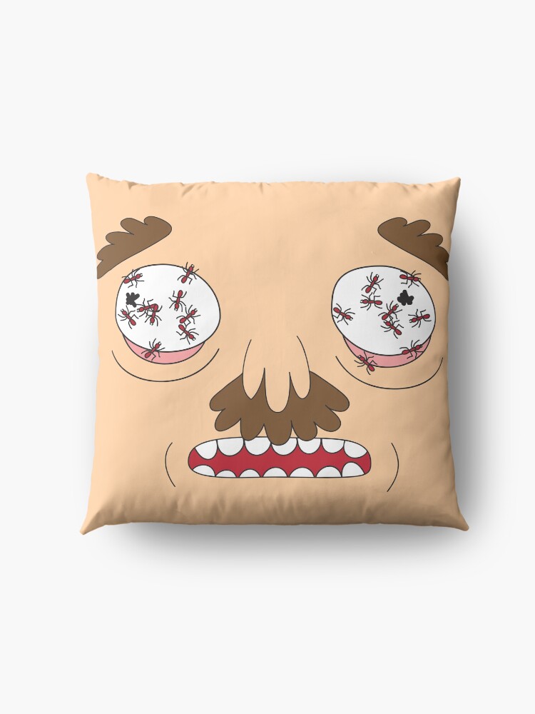 Alternate view of Ants In My Eyes Johnson (Rick and Morty) Floor Pillow