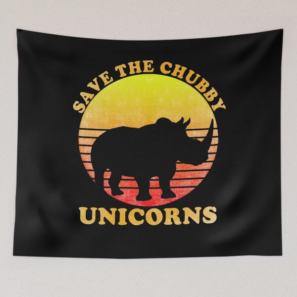 Item preview, Save The Chubby Unicorns Distressed designed and sold by Greenbaby.