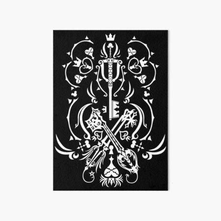 Vista previa del artículo con la obra «Kingdom Hearts - Negro», diseñado y vendido por Lirhya.