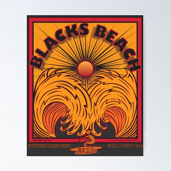Item preview, BLACKS BEACH designed and sold by Larry Butterworth.