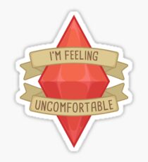I'm Feeling Uncomfortable Plumbob Sticker