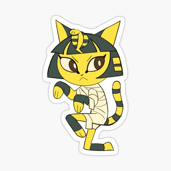 Vista previa del artículo con la obra «Ankha», diseñado y vendido por tomotomo.