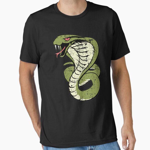 Item preview, Vintage King Cobra Art Distressed Snake Lovers Gift designed and sold by ceddybaby612.