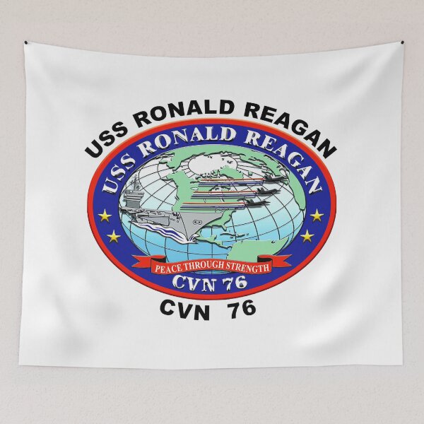Item preview, USS Ronald Reagan (CVN-76) Crest designed and sold by Nikki SpaceStuffPlus.