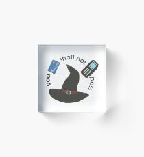 Gandalf you shall not pass Acrylic Block