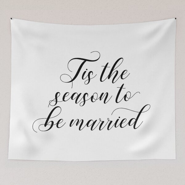 Item preview, Winter Wedding - Tis the season to be married designed and sold by lovelifeletter.