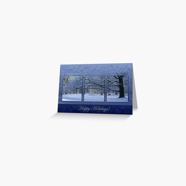 Reaching far - holidays greeting card Greeting Card